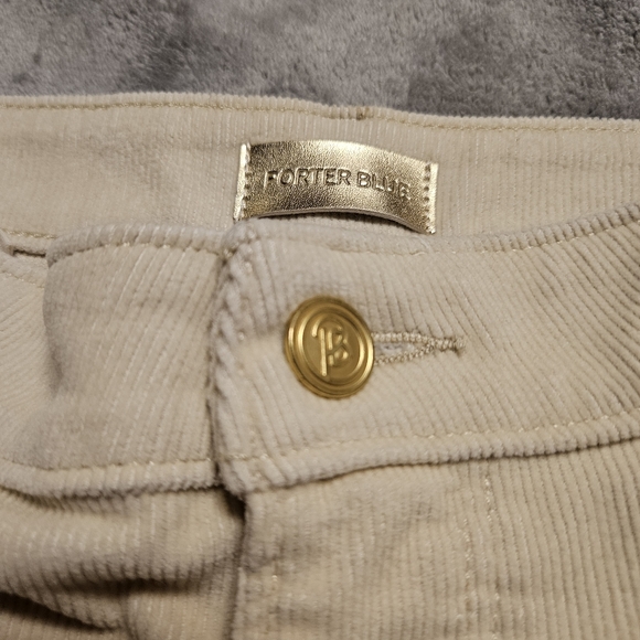 Porter Blue The Wanderer Corduroy Flare High Waisted Wide Leg Pants Size 29 - Picture 9 of 16